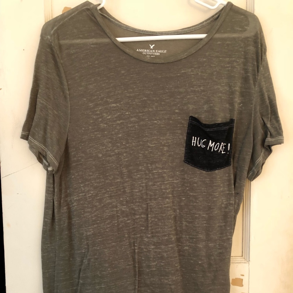 American Eagle Tee with Pocket